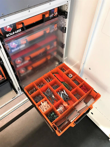 PLASTIC PARTS® ORGANIZER CARRY CASE