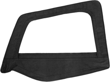 Smittybilt Replacement Upper Doorskin with Frame, Black Denim - 89415