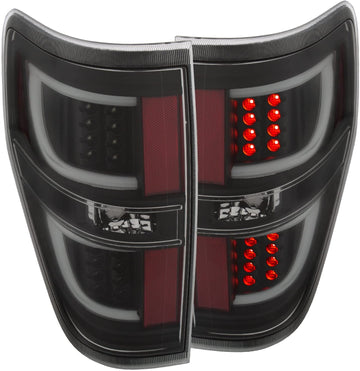 Anzo USA 311257 Black LED Tail Light Set-Clear Lens