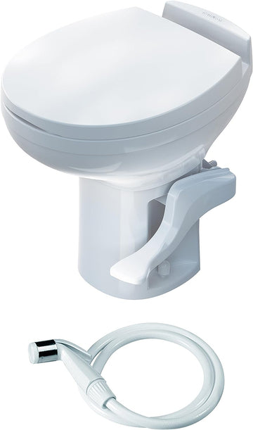 Thetford 1223.1308Aqua-Magic Residence RV Toilet with Hand Sprayer/High Profile/White - 42173 White With Water Saver