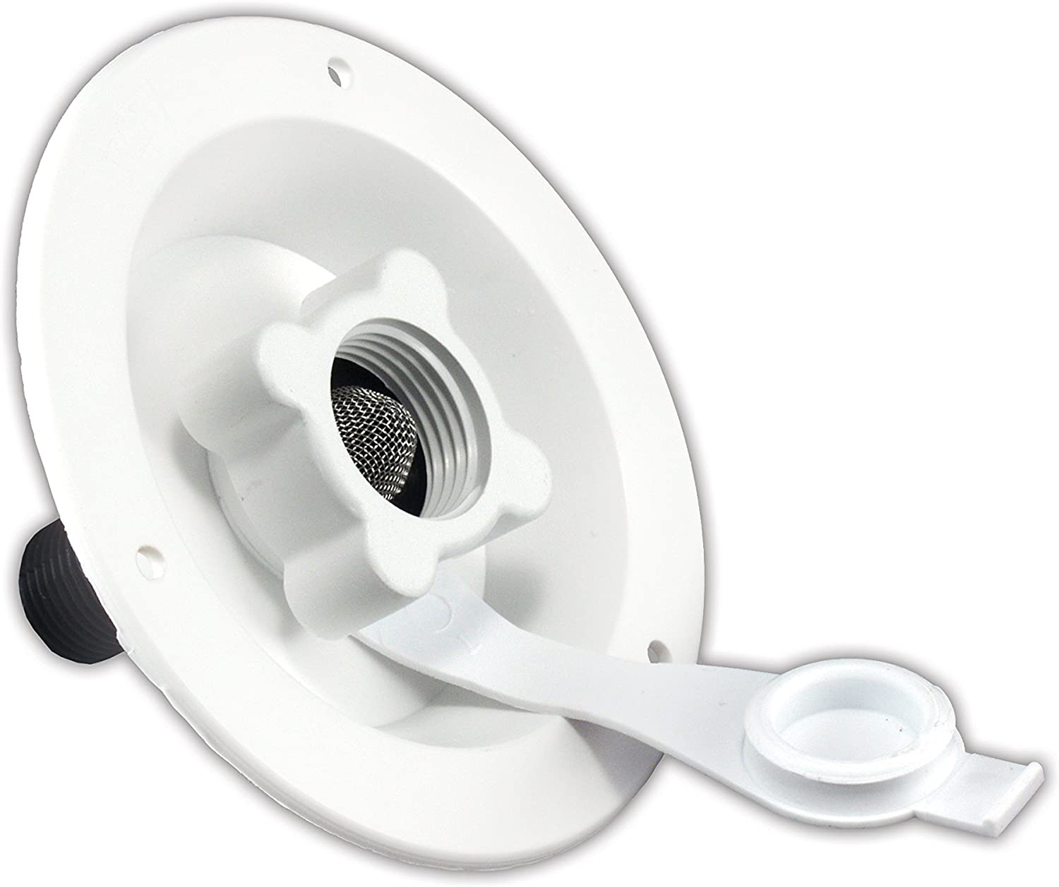 JR Products 321-B-2P-A Polar White City Water Dish