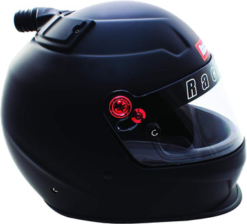 RaceQuip Top Air Full Face Helmet PRO20 Series Snell SA2020 Rated Flat Black Large 266995 Large Flat Black