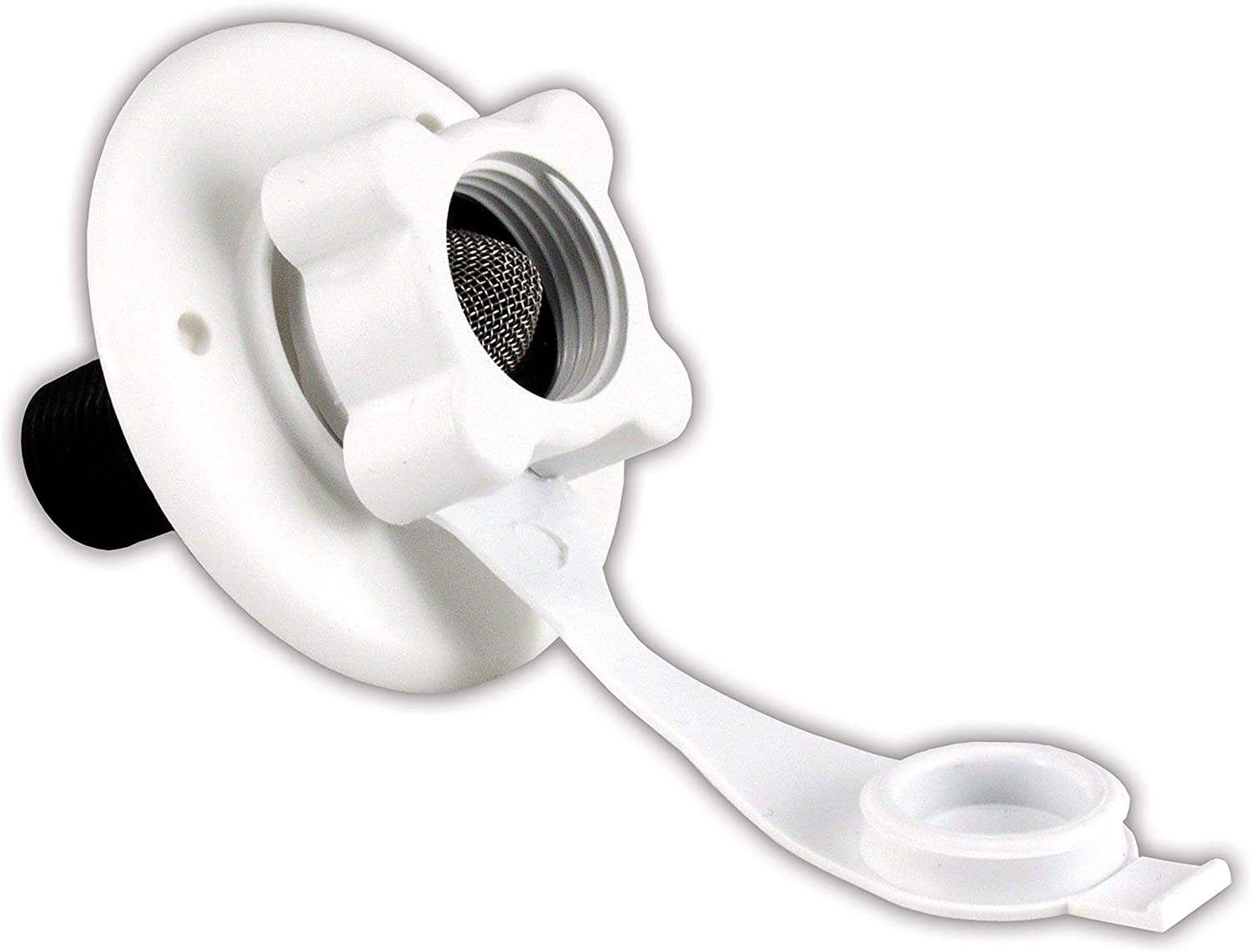 JR Products 160-85-A-2P-A Polar White City Water Flange