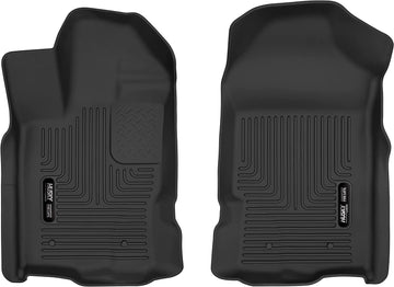 Husky Liners Weatherbeater Series | Front Floor Liners - Black | 13411 | Fits 2019-2022 Ford Ranger SuperCrew/SuperCab 2 Pcs