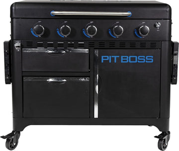 PIT BOSS PB5BGD2 Gas Griddle, 5 Burner, Black