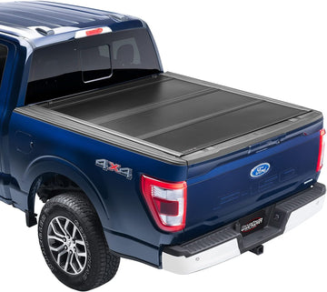 UnderCover Ultra Flex Hard Folding Truck Bed Tonneau Cover | UX22029 | Fits 2021-2023 Ford F-150 5' 7" Bed (67.1") 5' 7" Bed Folding Premium Matte Finish