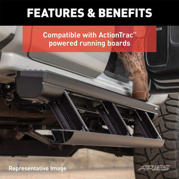ARIES 3025123 ActionTrac Mounting Brackets; Incl. Mounting Brackets And Hardware Only;