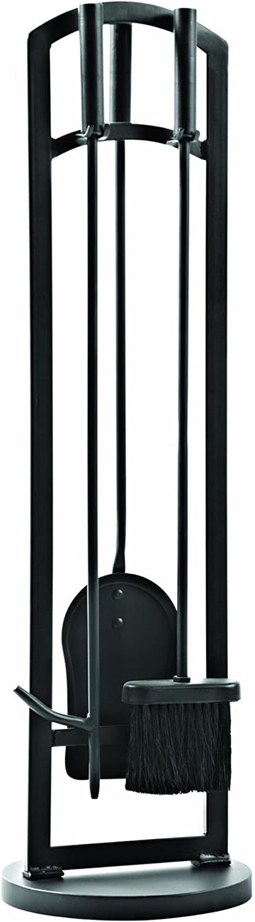 Pleasant Hearth FA219TA Arched 4 Piece Fireplace Toolset, Black