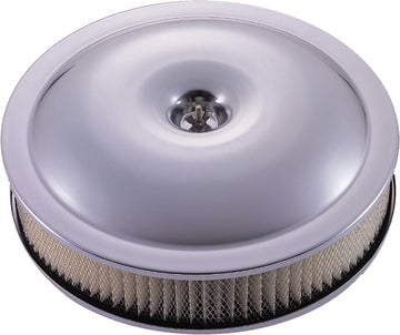 Proform 141-691 Clear Anodized 14" Diameter Aluminum Air Cleaner Kit with 3" Paper Filter