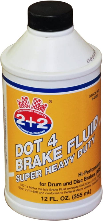 Berkebile Oil 2 + 2 B2900 DOT 4 Brake Fluid - 12 oz.