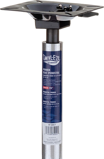 Swivl-Eze SP-3204-T Lock'N-Pin Adjustable Power Pedestal Post, 24-30 Inches