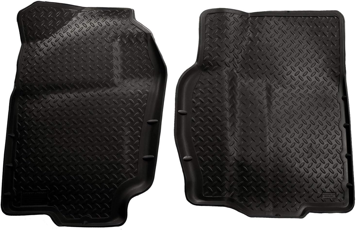 Husky Liners 30711 Classic Style Custom Fit Molded Front Floor Liner for Select Dodge Ram Models (Black) Black Classic Style Front Floor Mats Fits All Cab Styles