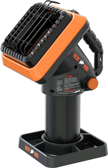 Heat Hog Piglet Indoor/Outdoor Portable Propane Heater, 4,000 BTU, Orange (HH-04SLN-A)