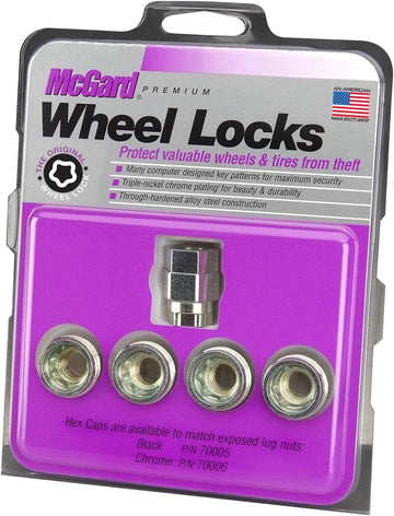McGard 24013 Cone Seat, Under Hub Cap Wheel Locks, M12 x 1.25 Thread Size, Set of 4