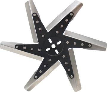 Derale 19117 17" High Performance Stainless Steel Flex Fan Standard Rotation