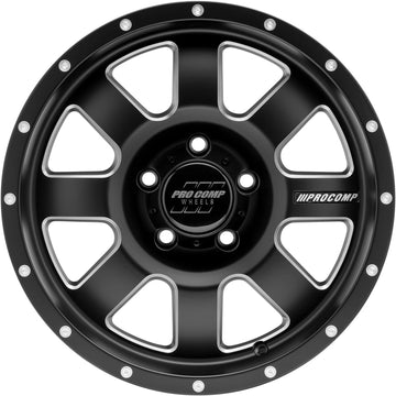 Pro Comp Wheels Trilogy Black Wheel with Painted (20 x 10. inches /5 x 150 mm, -18 inches Offset)