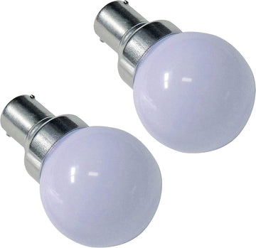 Diamond 1141, 1156 and 2099 LED Vanity Bulb Replacement, 275LUM, 5500K, .19A, 25W (2 Pack) - DG72615VP, Bright White, Standard