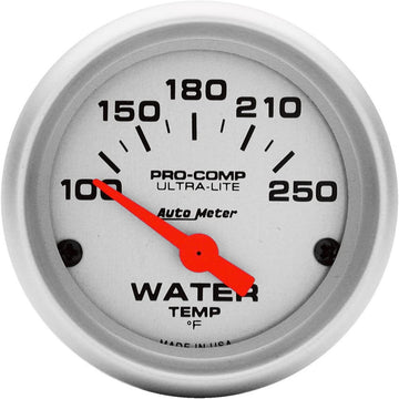 Auto Meter 4337 Ultra-Lite Short Sweep Electrical Water Temperature Gauge