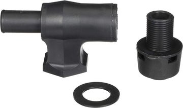 Attwood 1674-6 90 Degree P-Trap Fuel Tank Vent Standard Mount - 5/8-inch Black with black vent head