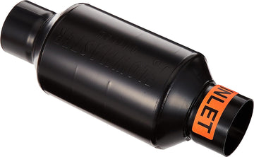 Flowmaster 815425S Outlaw Race 2.50" Center Out 409S Short Muffler with Aggressive Sound