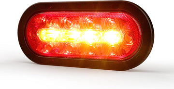 ECCO ED3060AW Stop-Tail-Turn-Reverse and Warning Light Combo 6" OVAL GROMMET MOUNT (6" OVAL)