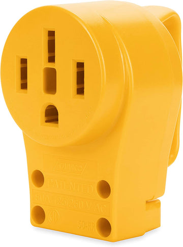 Camco 55353 50 AMP Female Replacement Receptacle