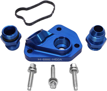 Ford Racing M-6881-M50A Discontinued: Ford Racing 2015 Coyote 5.0L Oil Line Adaptor