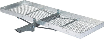 Curt 18100 Aluminum Cargo Carrier with Folding Shank - 2 Piece