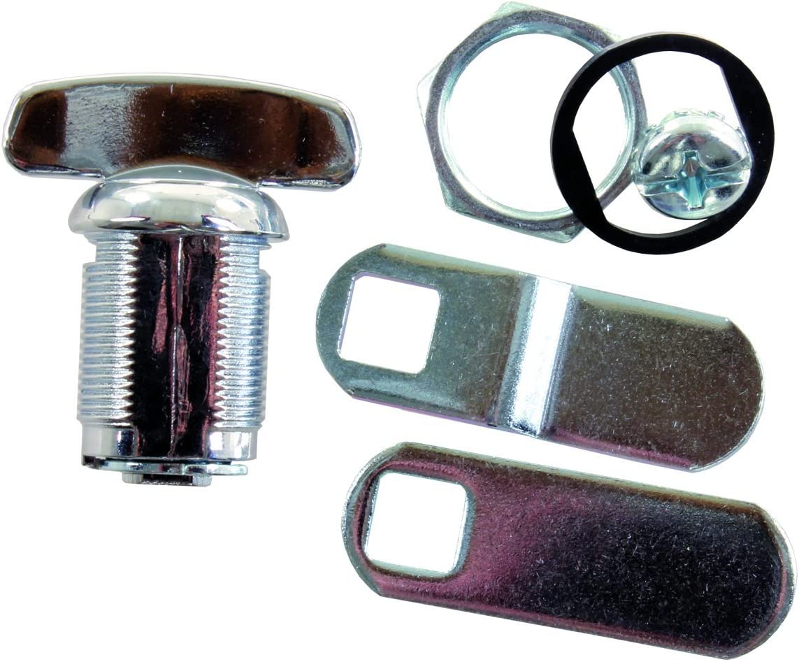 JR Products 125 7/8" Compartment Door Thumb Lock 7/8 Inch