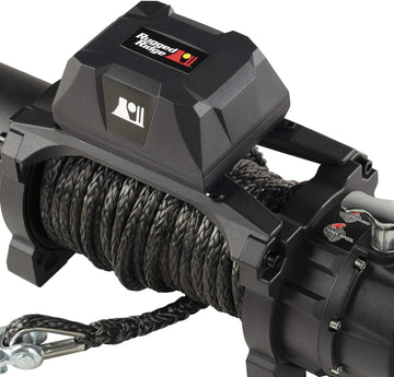 Rugged Ridge 15100.08 Trekker Winch,10K Lb,Syn Rope 1999-2022 Universal Universal 10,000 LB Rated, Synthetic Rope with Wireless Remote