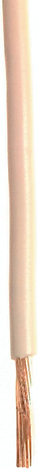 Wirthco Engineering 81085 Plastic Primary Wire Single Conductor - 14 Gauge, 100', White White 100 Foot