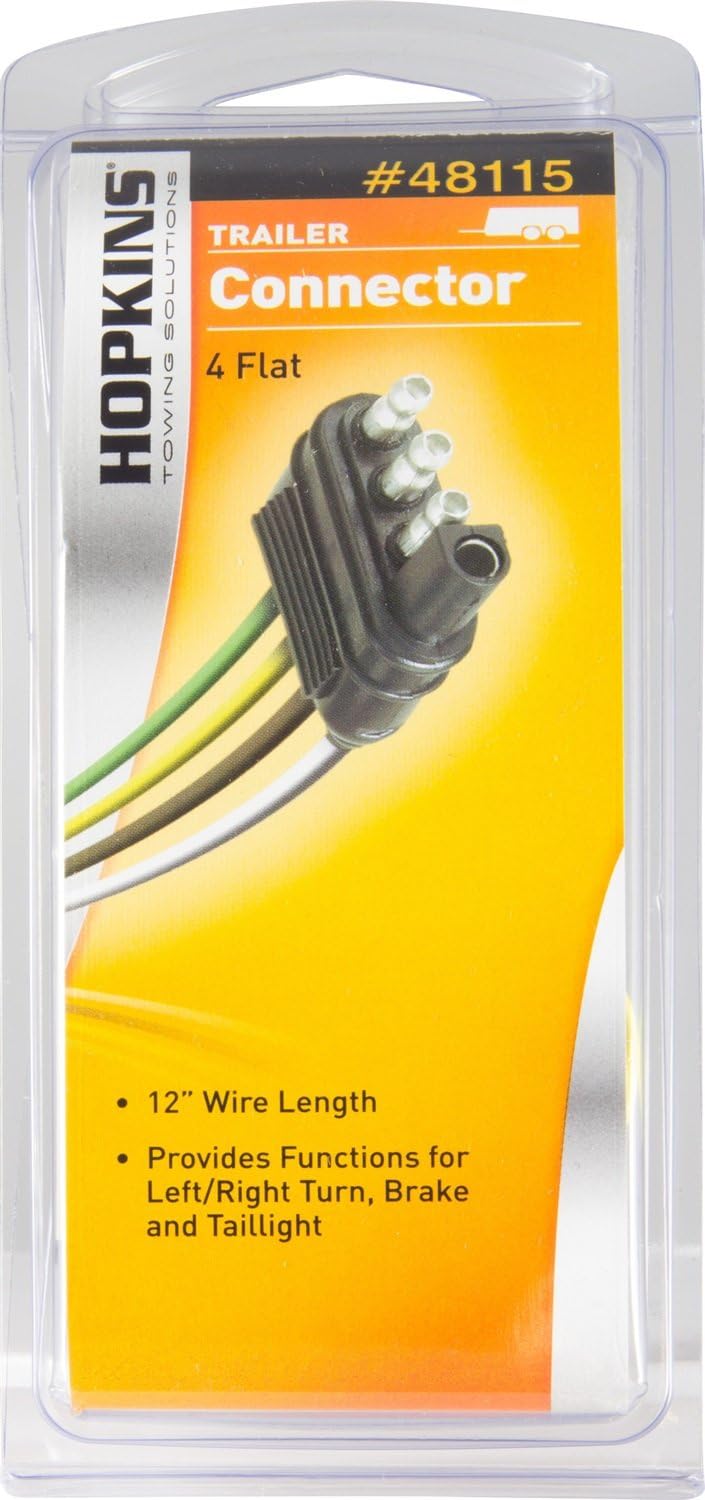 Hopkins 48115 12" 4-Wire Flat Trailer End Basic