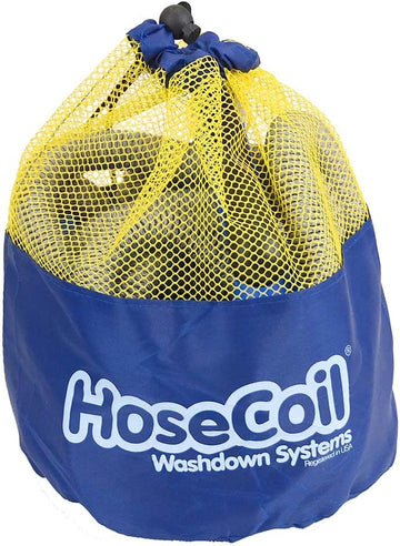 HoseCoil 50 Feet Grey Extendable Hose Kit with Nozzle and Bag
