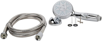Camco 43713 Chrome RV Marine Showerhead Kit with On/Off Switch Chrome Shower Head Kit