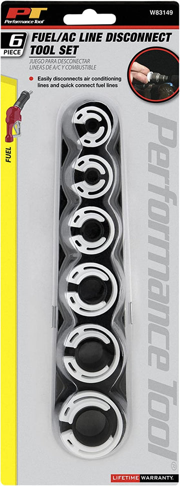 Performance Tool W83149 A/C & Fuel Line Disconnect Set,, 6 Pc A/C & Fuel Disconnect