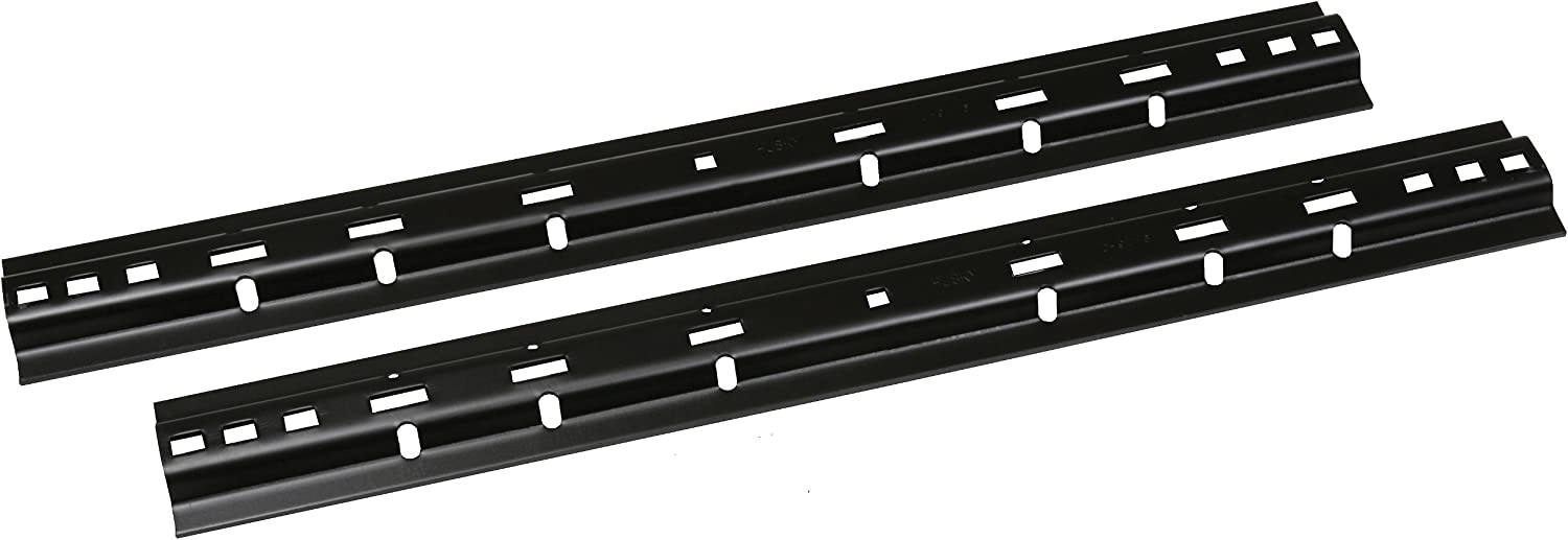 Husky 30686 Black Base Rail, (Box of 2)