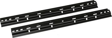 Husky 30686 Black Base Rail, (Box of 2)