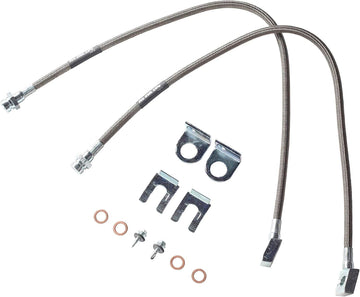 Rubicon Express RE1550 Front Stainless Steel Brake Line Set