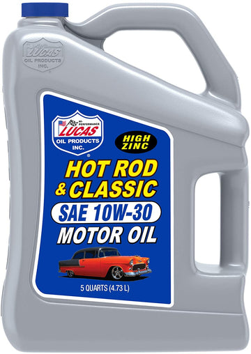 Lucas Oil 10679 10W-30 Petroleum Oil - 5 Quart Jug