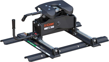 CURT 16621 Q16 5th Wheel Hitch Head with Roller and Rail