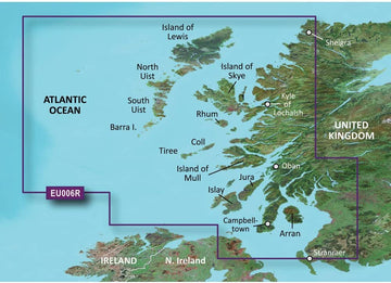 Garmin Bluechart G2 HXEU006R - Scotland West Coast - Micro SD & SD