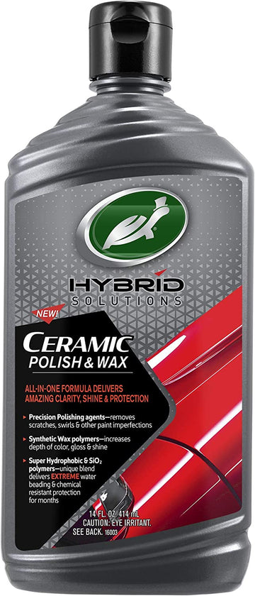 Turtle Wax 53412 Hybrid Solutions Ceramic Polish and Wax - 14 Fl Oz.