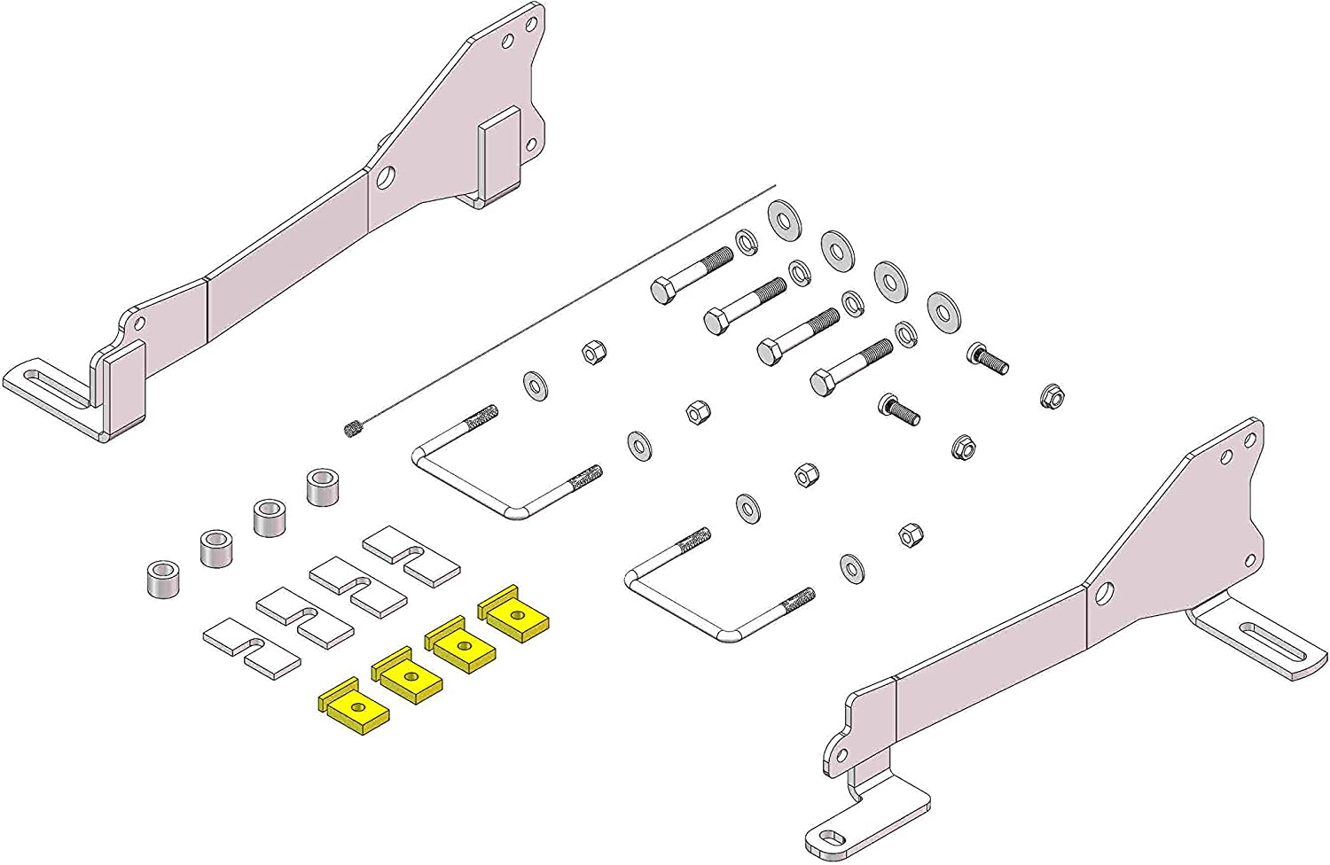HUSKY TOWING 32831 Custom Bracket KIT Chevy 1500
