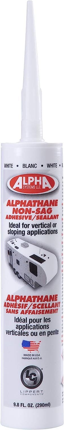 Alpha Systems 862162 ALPHATHANE 5160 Non-Sag MS Polymer Sealant - 11 oz. Tube, White