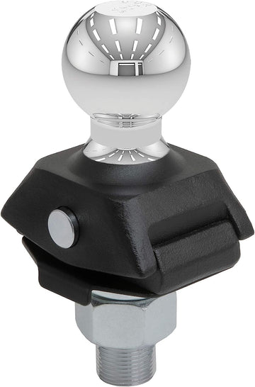 CURT 40247 RockerBall Cushion Hitch Trailer Ball 7,500 lbs, 2-Inch Diameter, 1-Inch Shank