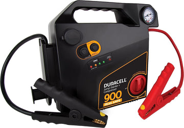 Duracell DRJS30C Black Jump-Starter, SLA, 900 Amps w/Compressor Mfg#DRJS30C, 1 (Non-Carb Compliant) 900 Peak Amps