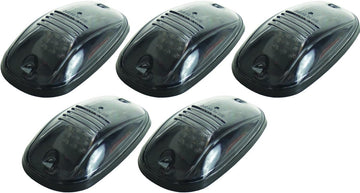 Pacer Performance 20-247S Hi-Five Smoke Dodge Style Cab Roof LED Light Kit, (Pack of 5)