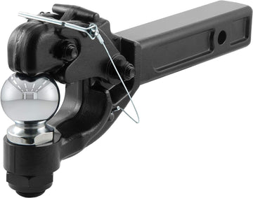 Curt 48006 Receiver Mount Combination Ball and Pintle Hook