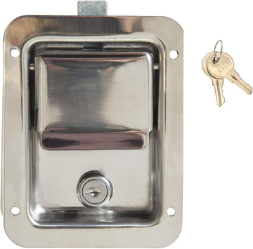Buyers Products L3885 Standard Flush Latch (Latch,Flush Std.Lk Ss W/Ll71 Cyl&Key)