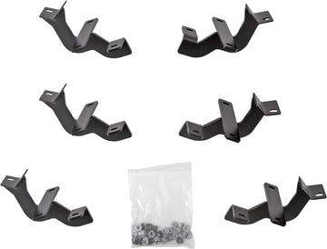 DEE ZEE DZ 66327 Hex Side Step Bracket Kit, Black